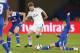 Real Madris's Illarramendi challenges for the ball with Cruz Azul's Hugo Pavone,left and Hernan Bernardello, right, during the semi final soccer match between Real Madrid and Cruz Azul at the Club World Cup soccer tournament in Marrakech, Morocco, Tuesday, Dec. 16, 2014. (AP Photo/Abdeljalil Bounhar)