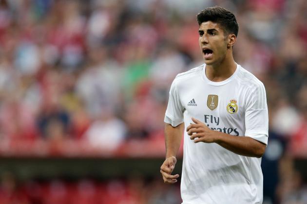 Marco Asensio of Real Madrid during the AUDI Cup final match between Real Madrid and FC Bayern Munich on August 5, 2015 at the Allianz Arena in Munich, Germany(Photo by VI Images via Getty Images)