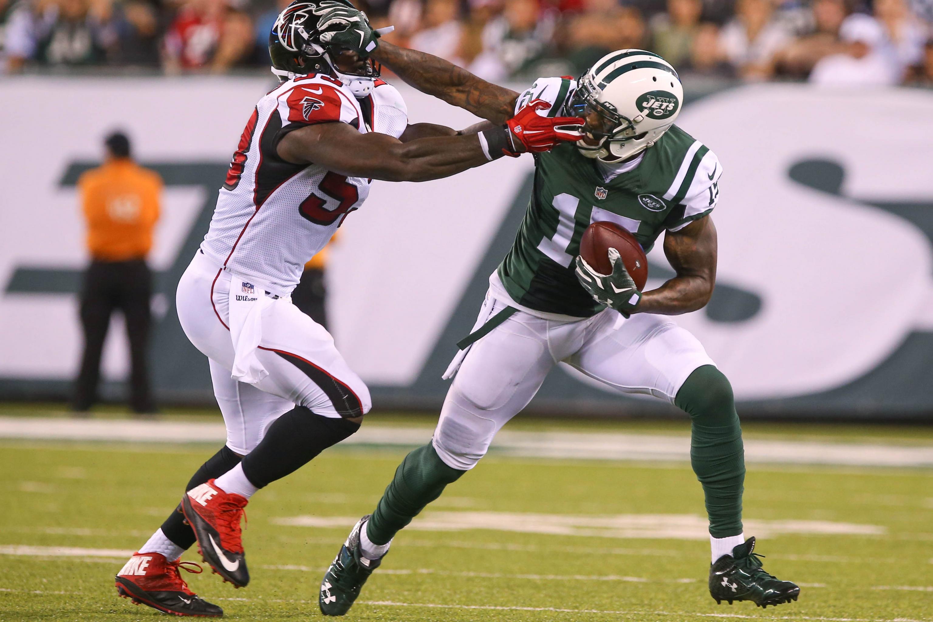 New York Jets - Brandon Marshall in a #Jets uniform. Take it in. It's  officially the 2015 season. #JetUp