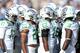 PASADENA, CA - OCTOBER 11: The Oregon Ducks huddle during a timeout in the game with the UCLA Bruins at the Rose Bowl on October 11, 2014 in Pasadena, California. Oregon won 42-30. (Photo by Stephen Dunn/Getty Images)