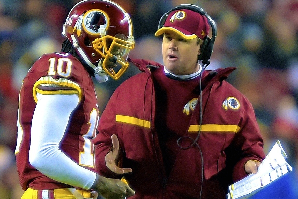 NFL Head Coach on Jay Gruden Leaving RG3 in Game: 'It Looks Personal to ...