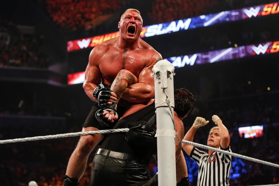 undertaker vs brock lesnar