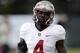 Florida State running back Dalvin Cook walks during a break during NCAA college football practice in Carson, Calif., Tuesday, Dec. 30, 2014. Florida State is scheduled to play Oregon in the Rose Bowl NCAA college football playoff semifinal on New Year's Day. (AP Photo/Kelvin Kuo)