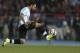 Argentina's Ezequiel Lavezzi controls the ball during the Copa America final soccer match against Chile at the National Stadium in Santiago, Chile, Saturday, July 4, 2015. (AP Photo/Luis Hidalgo)