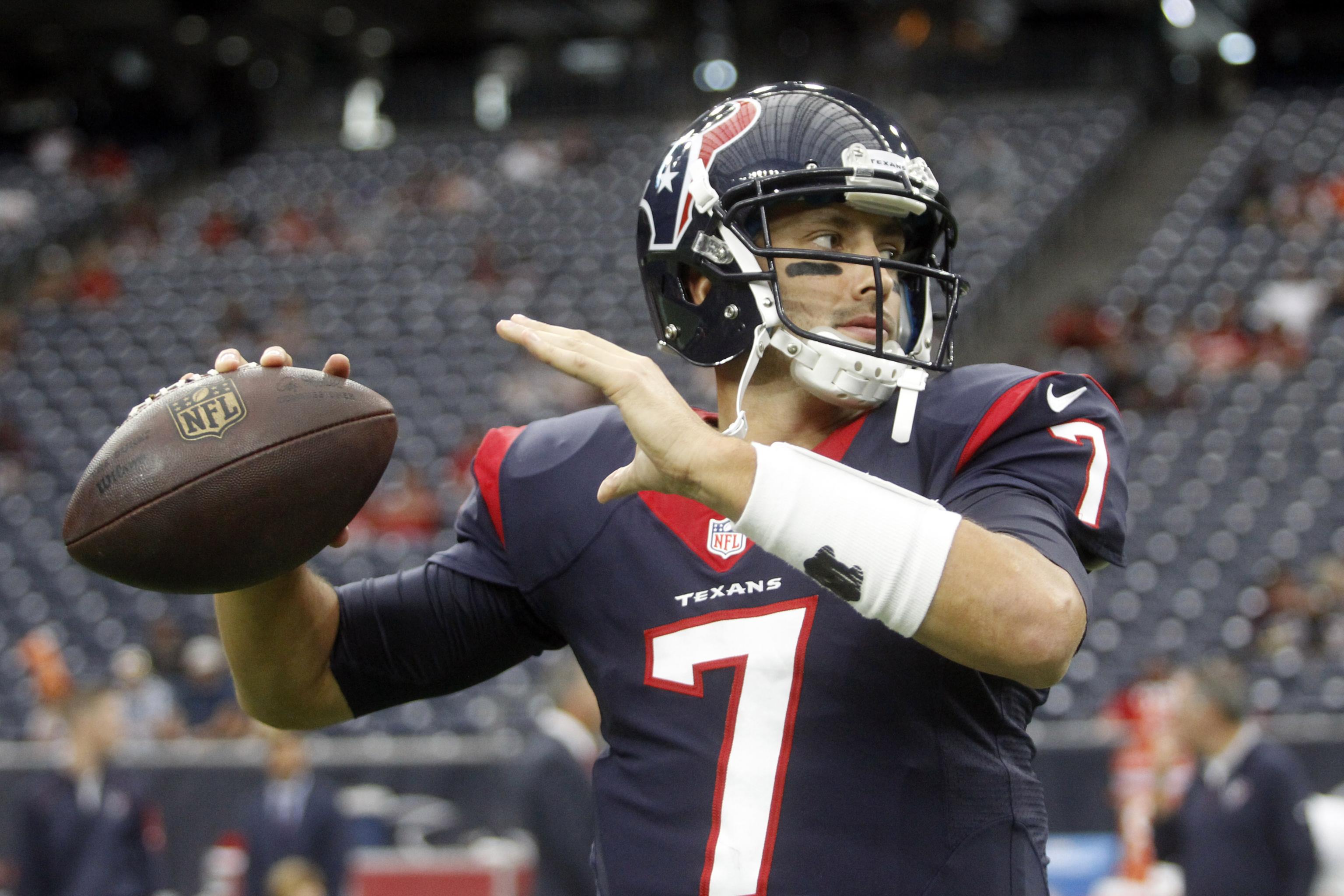 Texans QB Brian Hoyer (concussion) feeling better but still not