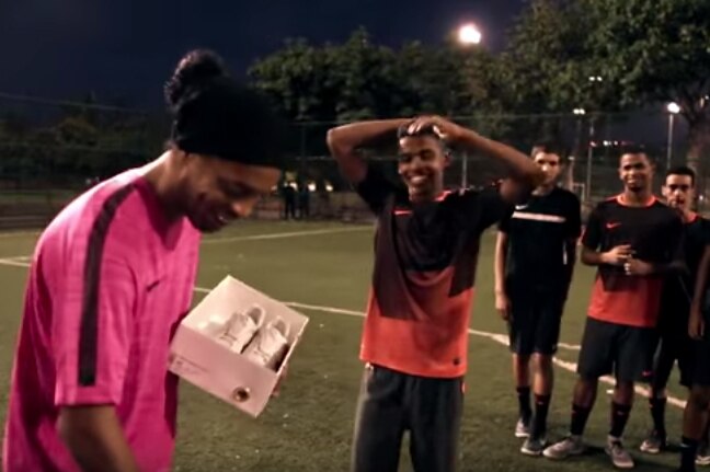 ronaldinho touch of gold