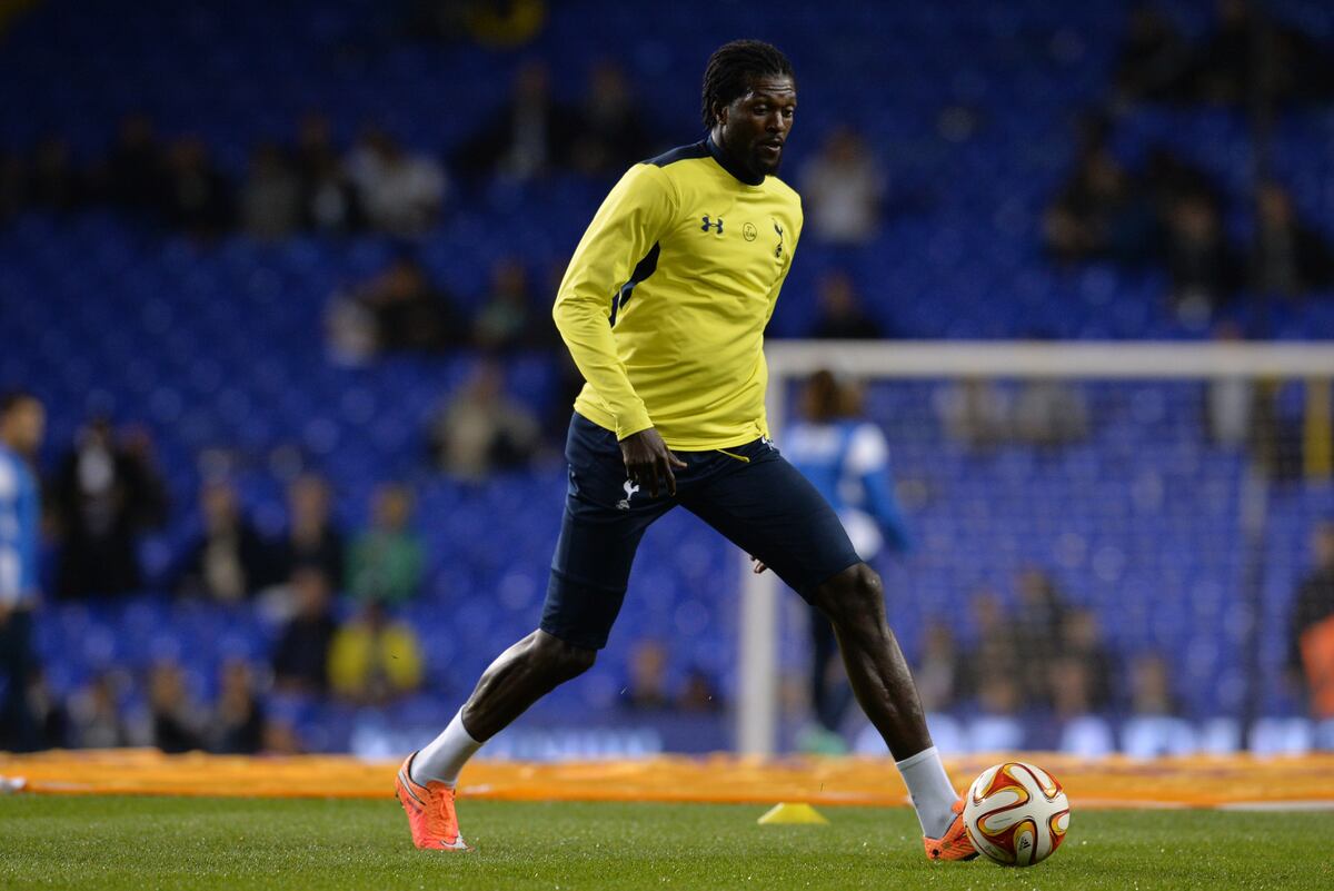 Emmanuel Adebayor Reportedly Needs Sign from God to Leave Tottenham
