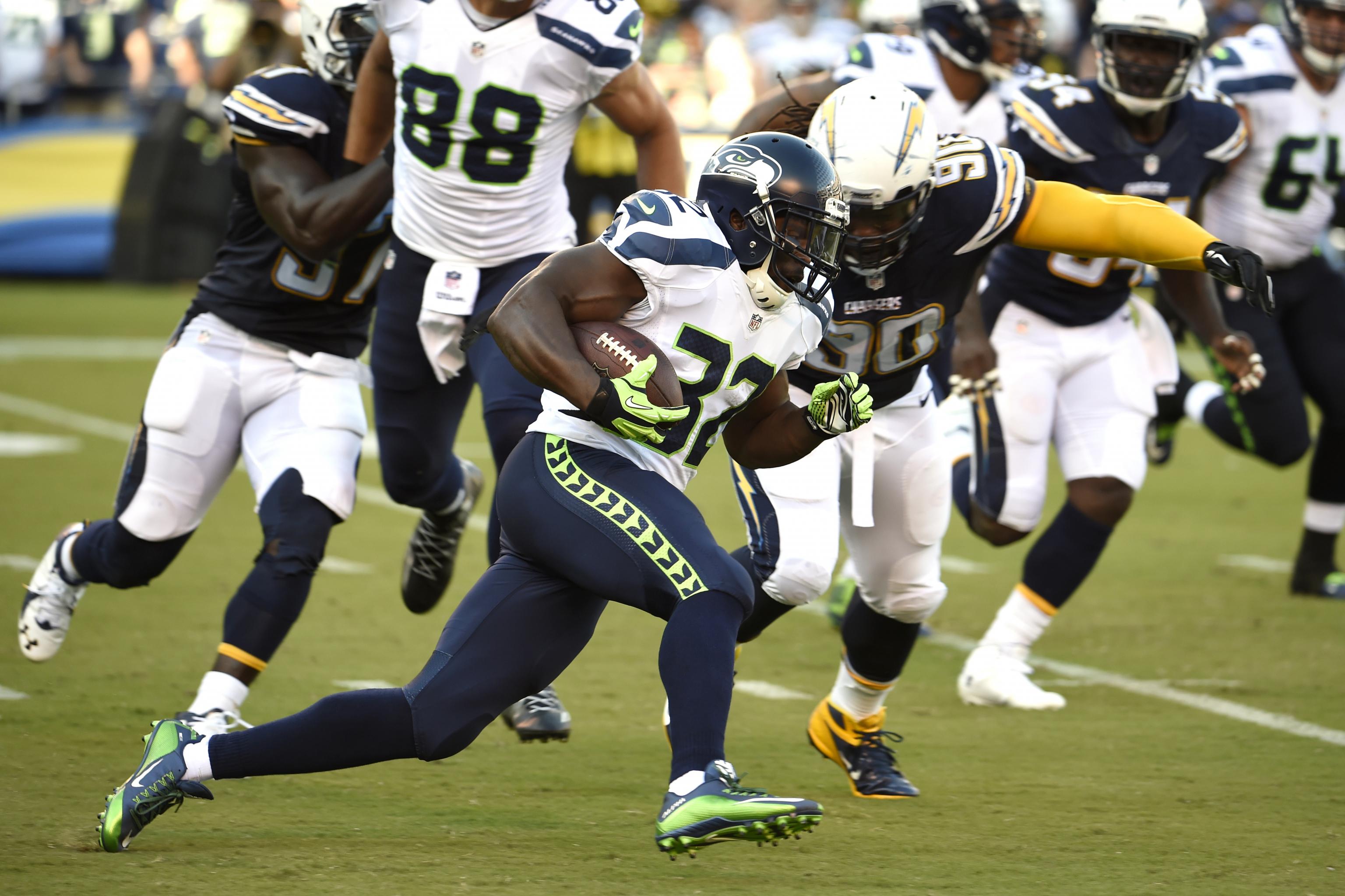 RB Fred Jackson visiting Seahawks; Turbin has high ankle sprain