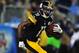 NASHVILLE, TN - NOVEMBER 17: Wide receiver Markus Wheaton #11 of the Pittsburgh Steelers carries the ball during a NFL game against the Tennessee Titans at LP Field on November 17, 2014 in Nashville, Tennessee. (Photo by Ronald C. Modra/Sports Imagery/ Getty Images)