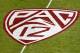 PALO ALTO, CA - OCTOBER 06: Aerial view of the Pac-12 logo painted on the field before the game between the Stanford Cardinal and the Arizona Wildcats at Stanford Stadium on October 6, 2012 in Palo Alto, California. The Stanford Cardinal defeated the Arizona Wildcats 54-48 in overtime. (Photo by Jason O. Watson/Getty Images)