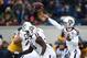 MEMPHIS, TN - DECEMBER 29: Kyle Allen #10 of the Texas A&M Aggies throws a pass against the West Virginia Mountaineers during the 56th annual Autozone Liberty Bowl at Liberty Bowl Memorial Stadium on December 29, 2014 in Memphis, Tennessee. Texas A&M won the game 45-37. (Photo by Stacy Revere/Getty Images)