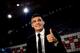 Real Madrid's new player Croatian Mateo Kovacic thumbs up during his official presentation at the Santiago Bernabeu stadium in Madrid on August 19, 2015. AFP PHOTO / DANI POZO (Photo credit should read DANI POZO/AFP/Getty Images)