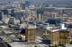 Las Vegas Boulevard, also known as the Las Vegas Strip, including the Mandalay Bay, the Luxor, MGM Grand, other hotels and casinos that are part of the Las Vegas skyline, are seen in this aerial photograph over Las Vegas, Nevada, on September 5, 2013. AFP PHOTO / Saul LOEB (Photo credit should read SAUL LOEB/AFP/Getty Images)