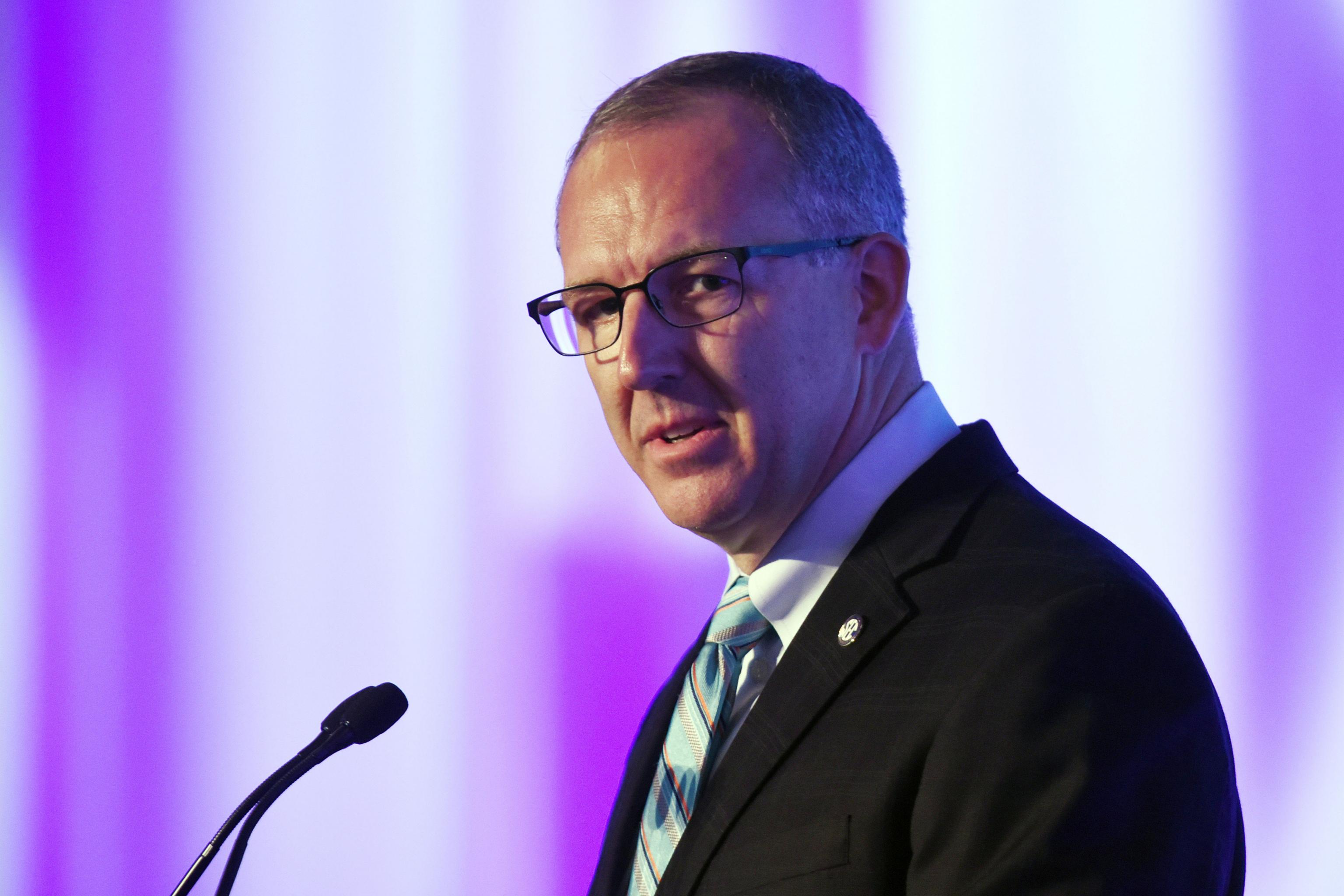 Atlanta, GA, USA. 07th Dec, 2019. SEC Commissioner Greg Sankey