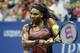 NEW YORK, NY - SEPTEMBER 08: Serena Williams of the United States returns a shot to Venus Williams of the United States during their Women's Singles Quarterfinals match on Day Nine of the 2015 US Open at the USTA Billie Jean King National Tennis Center on September 8, 2015 in the Flushing neighborhood of the Queens borough of New York City. (Photo by Matthew Stockman/Getty Images)