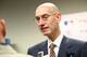 NEWARK, NJ - JULY 22: Commissioner of the NBA, Adam Silver speaks with press at the Beyond Sport United 2015 event on July 22, 2015 in Newark City. (Photo by Monica Schipper/Getty Images for Beyond Sport)