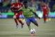 Sep 5, 2015; Seattle, WA, USA; Seattle Sounders FC forward Obafemi Martins (9) takes a shot during the first half against Toronto FC at CenturyLink Field. Seattle won 2-1. Mandatory Credit: Jennifer Buchanan-USA TODAY Sports