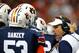ATLANTA, GA - SEPTEMBER 05: Head coach Gus Malzahn of the Auburn Tigers talks to his offense during the game against the Louisville Cardinals at Georgia Dome on September 5, 2015 in Atlanta, Georgia. (Photo by Kevin C. Cox/Getty Images)