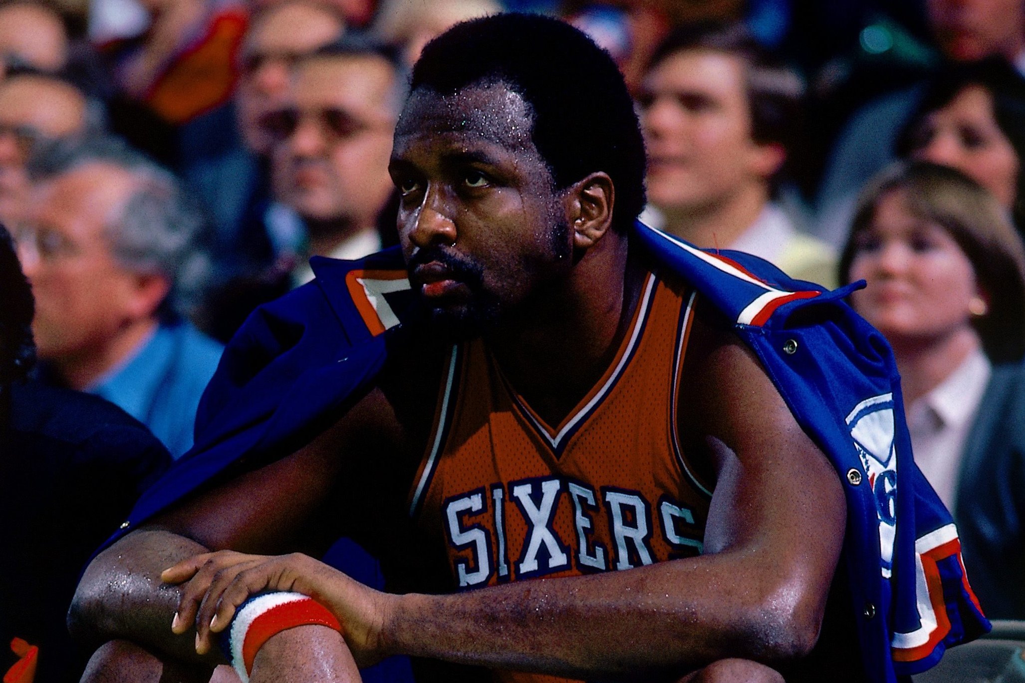 NBA Cobwebs on X: Moses Malone was also an NBA teammate to both