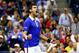 NEW YORK, NY - SEPTEMBER 13: Novak Djokovic of Serbia celebrates winning a game in the fourth set against Roger Federer of Switzerland during their Men's Singles Final match on Day Fourteen of the 2015 US Open at the USTA Billie Jean King National Tennis Center on September 13, 2015 in the Flushing neighborhood of the Queens borough of New York City. (Photo by Clive Brunskill/Getty Images)