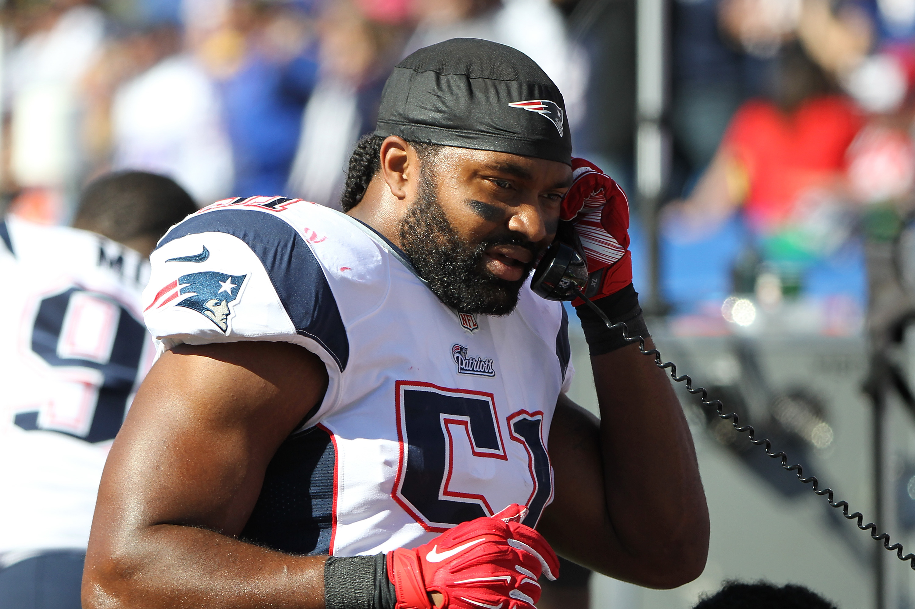 Jerod Mayo-LB- New England Patriots  Patriots football, New england  patriots, Nfl football pictures