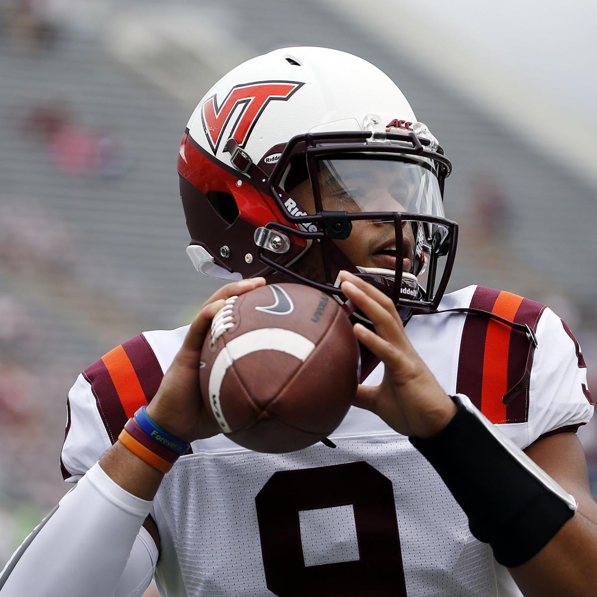 HOT] Buy Now New Custom Virginia Tech Hokies Jersey White