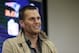New England Patriots quarterback Tom Brady speaks to the media after an NFL football game against the Pittsburgh Steelers, Friday, Sept. 11, 2015, in Foxborough, Mass. The Patriots won 28-21. (AP Photo/Charles Krupa)