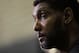 San Antonio Spurs forward Tim Duncan attends a news conference after he received the 2014-15 Twyman-Stokes Teammate of the Year NBA Basketball Award at the team's practice facility, Wednesday, Aug. 19, 2015, in San Antonio. (AP Photo/Eric Gay)