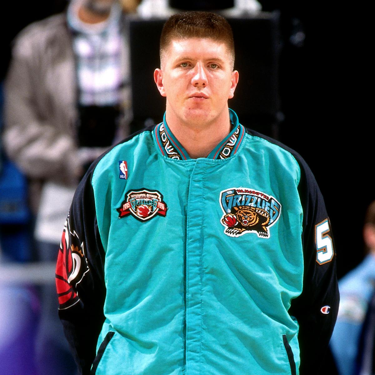 Bryant Reeves Vancouver Grizzlies Vintage Champion Basketball 