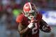 Alabama running back Derrick Henry (2) runs the ball in for a touchdown during the second half of an NCAA college football game against Middle Tennessee, Saturday, Sept. 12, 2015, in Tuscaloosa, Ala. Alabama won 37-10. (AP Photo/Brynn Anderson)
