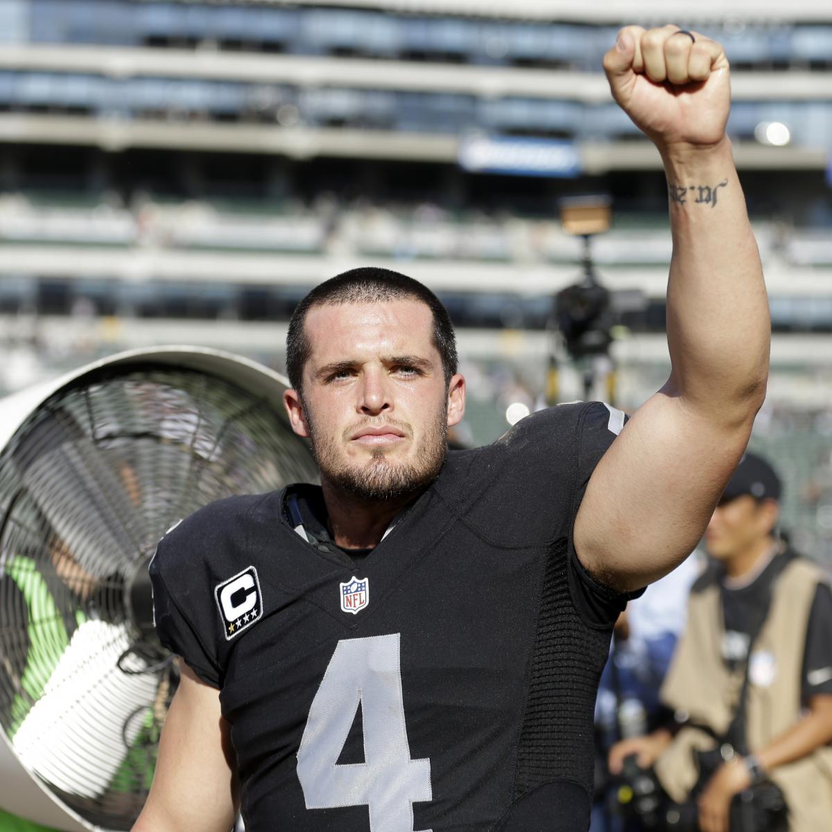 Derek Carr Grows Up in Week 2 Win over Baltimore Ravens | Bleacher ...