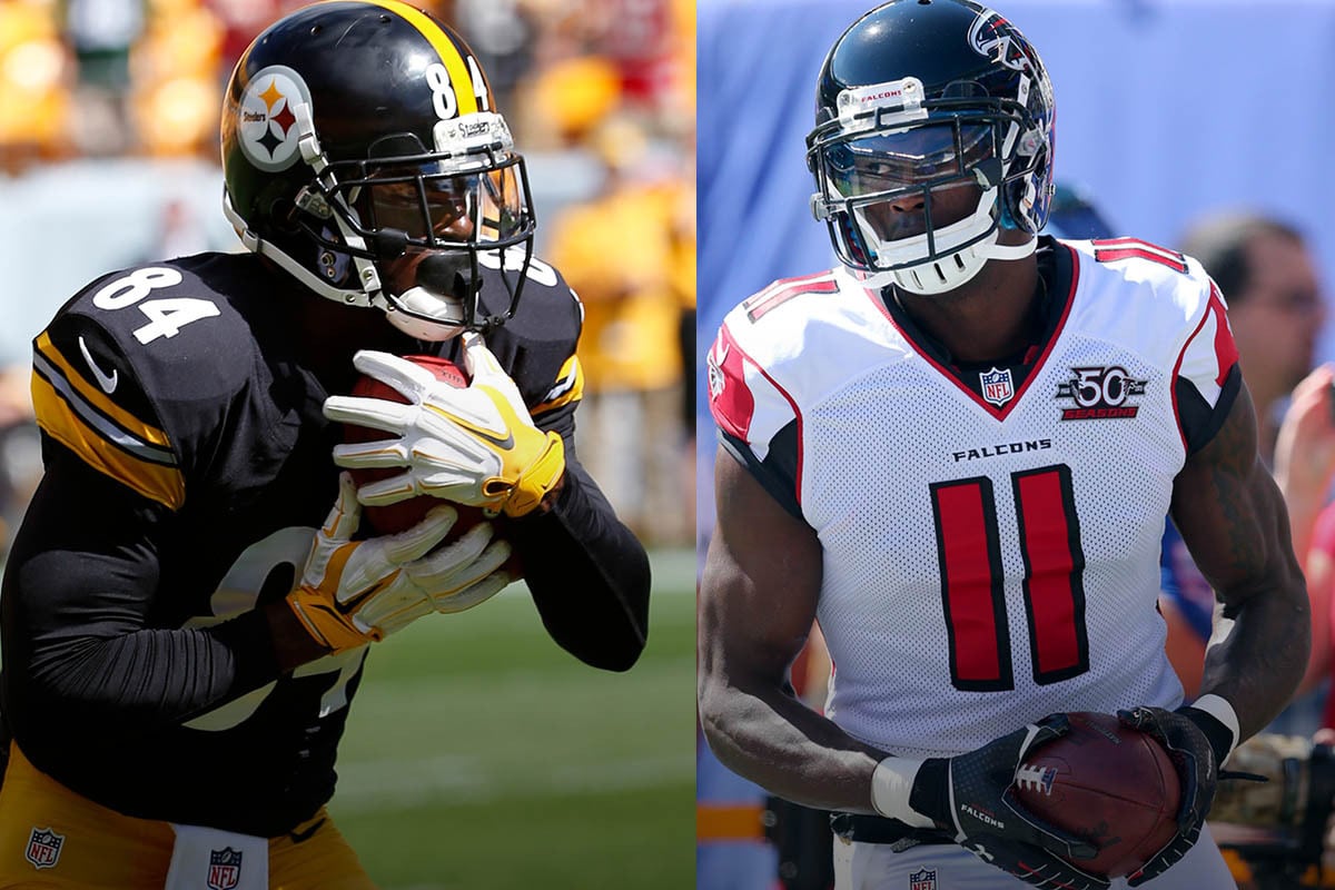 Julio Jones Vs Antonio Brown Who Is The Most Dangerous Receiver In The Nfl Bleacher Report Latest News Videos And Highlights