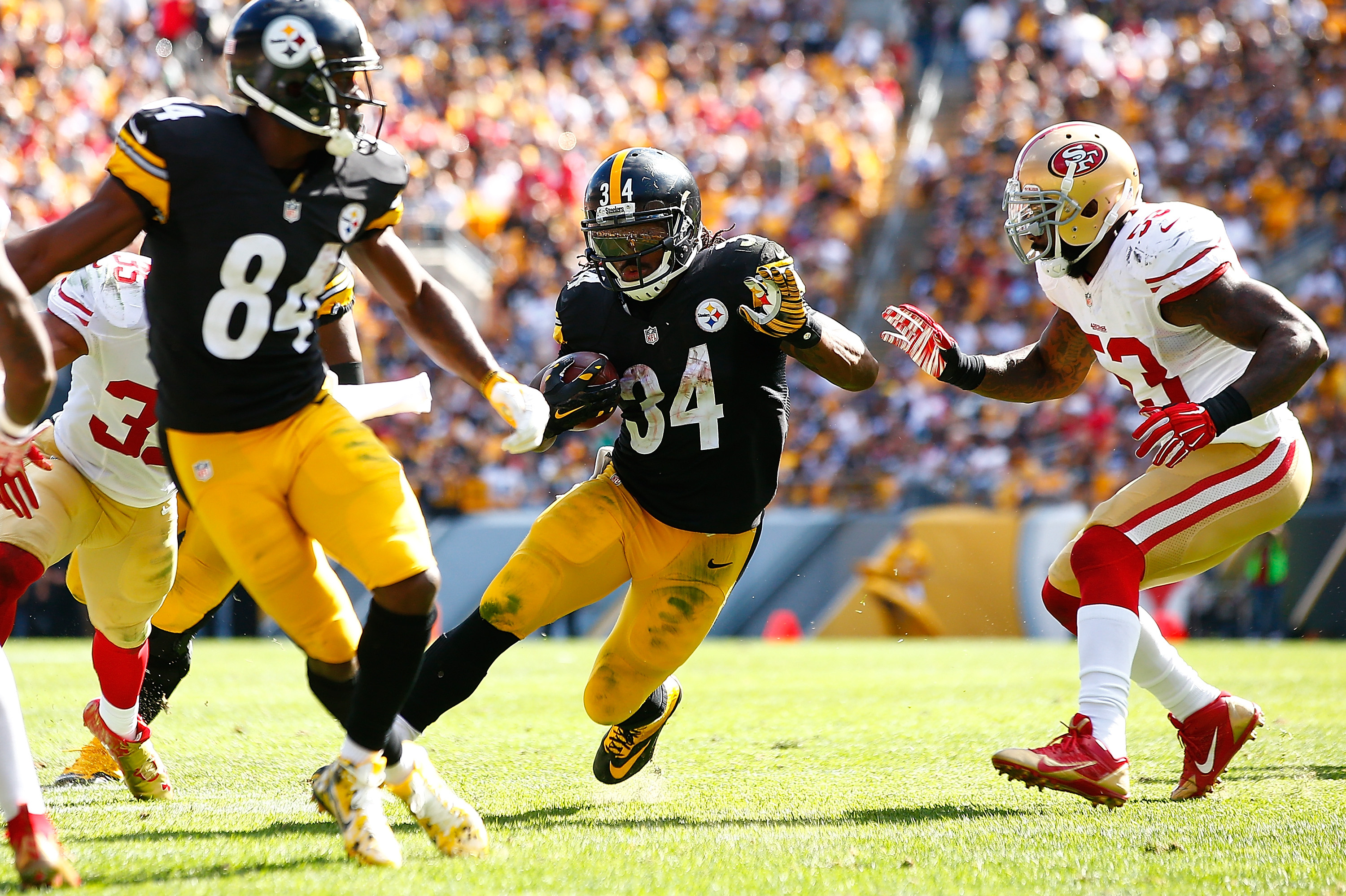 Bell, Blount bring Steelers' running game back in big way