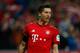 MUNICH, GERMANY - SEPTEMBER 22: Robert Lewandowski of Bayern Munich celebrates after scoring his second goal during the Bundesliga match between FC Bayern Muenchen and VfL Wolfsburg at Allianz Arena on September 22, 2015 in Munich, Germany. (Photo by Boris Streubel/Getty Images)