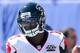 Atlanta Falcons wide receiver Julio Jones #11 before an NFL game against the New York Giants at MetLife Stadium in East Rutherford, N.J. on Sunday, Sept. 20, 2015. (AP Photo/Brad Penner)