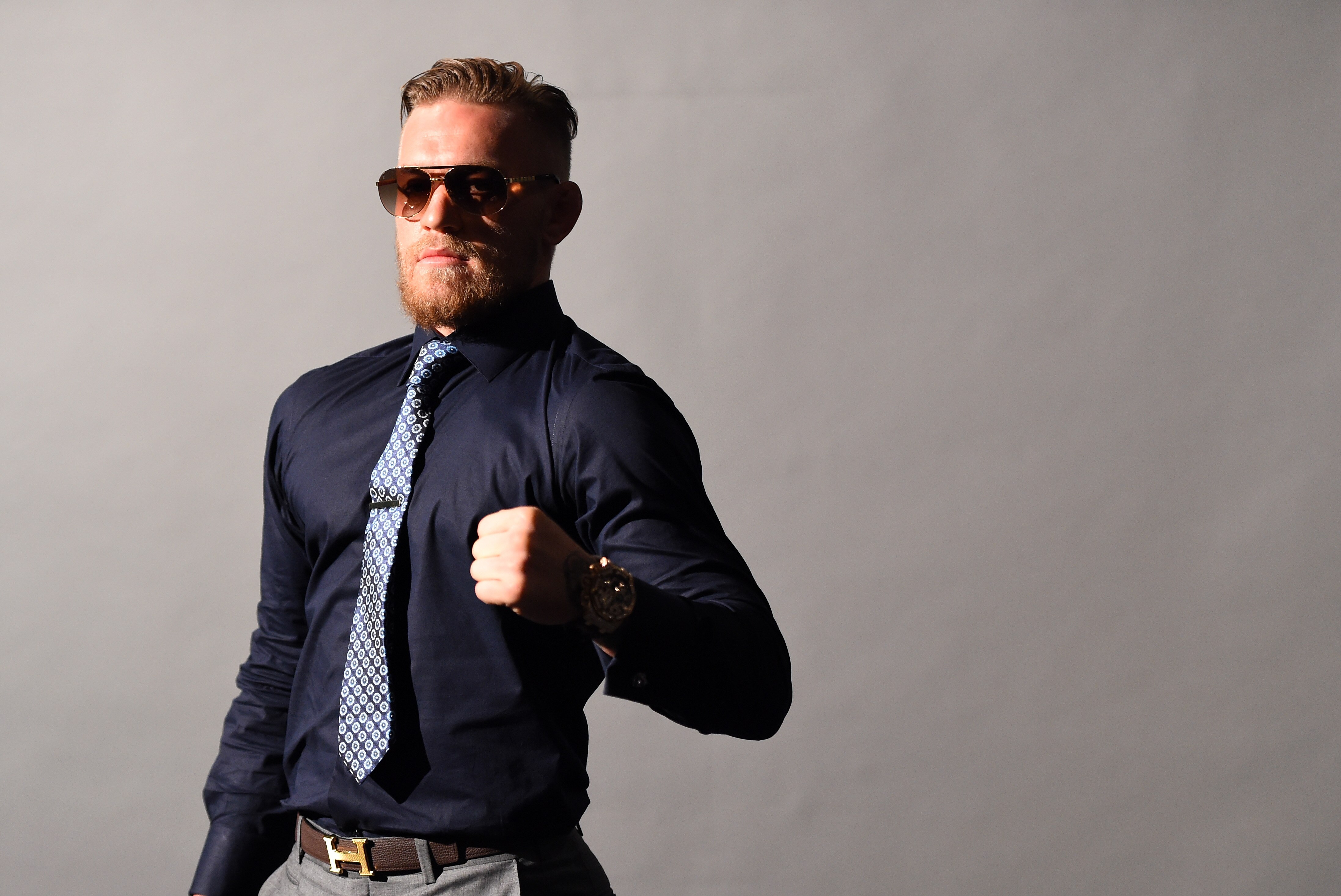 conor mcgregor button shirt