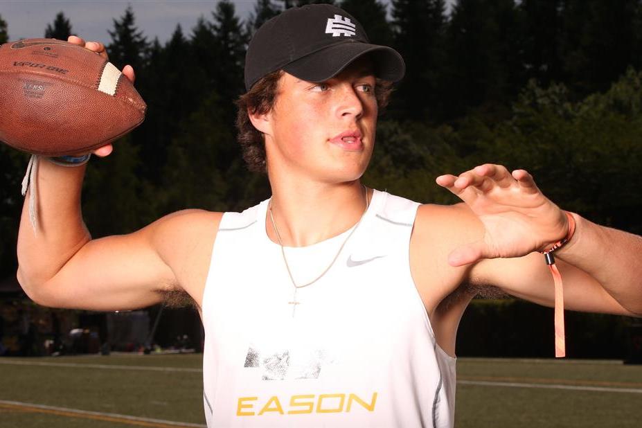 Georgia commit Jacob Eason launches huge 63-yard throw