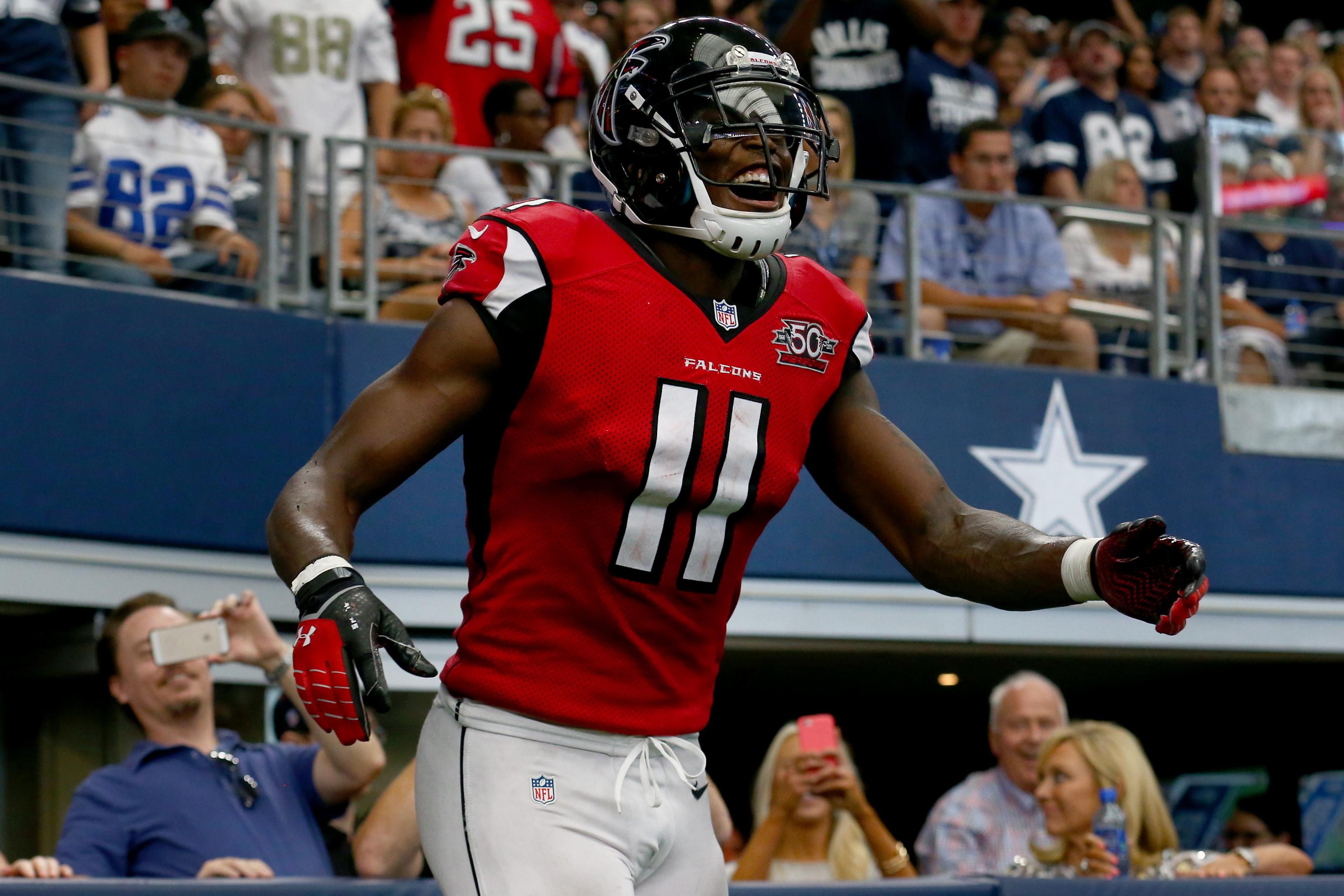 NFL on ESPN on X: JULIO JONES OPENS THE SCORING IN 