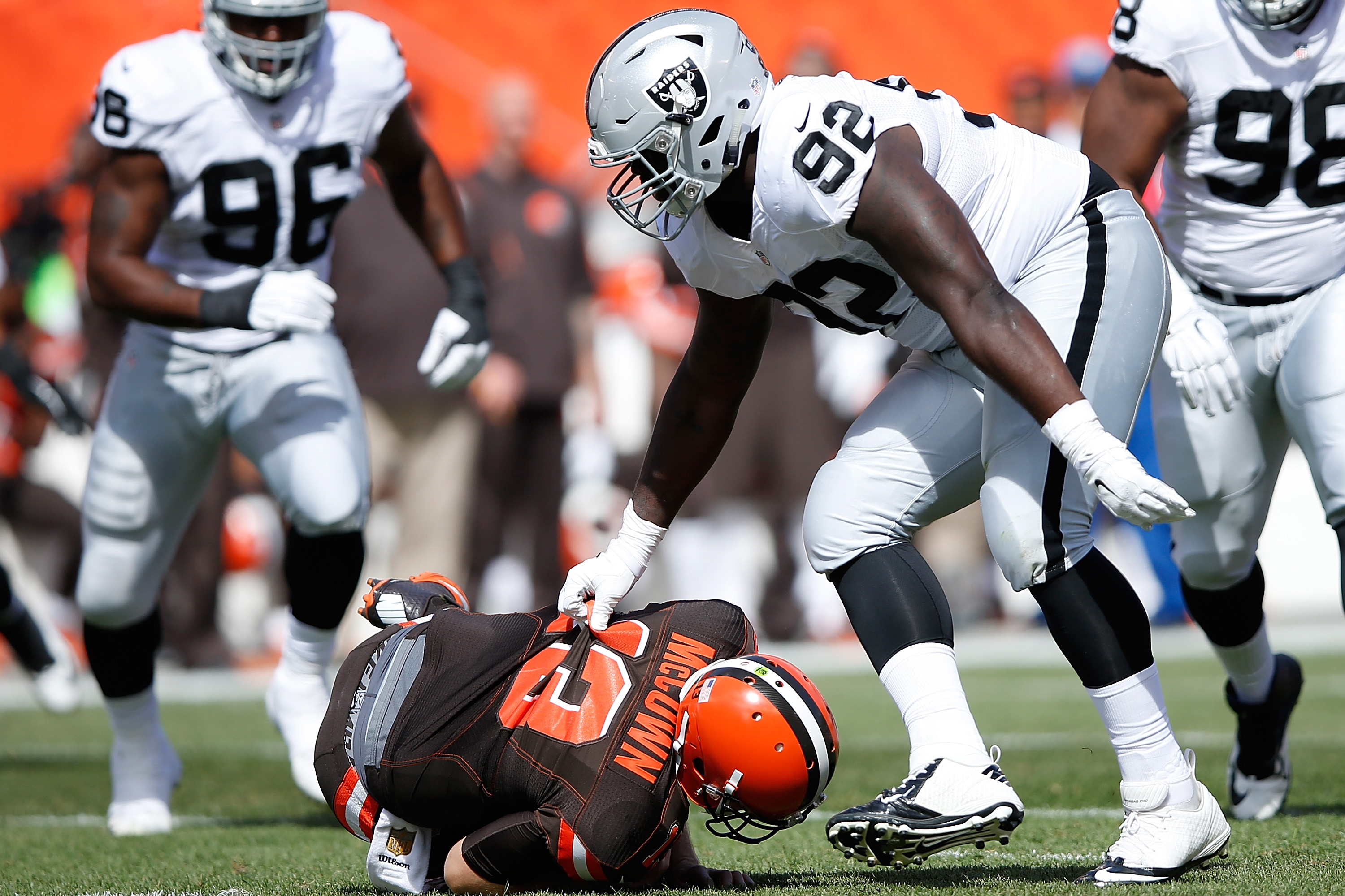 Oakland Raiders Defensive Tackle Dan Williams