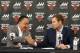 Chicago Bulls general manager Gar Forman, left, is betting that new coach Fred Hoiberg can succeed where Tom Thibodeau failed.