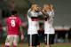 ISTANBUL, TURKEY - SEPTEMBER 18: Besiktas's Gokhan Tore (R) celebrates his goal with Oguzhan Ozyakup (L) during their UEFA Europa League Group C match Besiktas JK v Asteras Tripolis FC, at the Ataturk Olympic Stadium in Istanbul, on September 18, 2014.(Photo by Burak Kara/Getty Images)