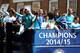 LONDON, ENGLAND - MAY 25: Chelsea players make their way round the bus route duing the Chelsea FC Premier League Victory Parade on May 25, 2015 in London, England. (Photo by Ben Hoskins/Getty Images)