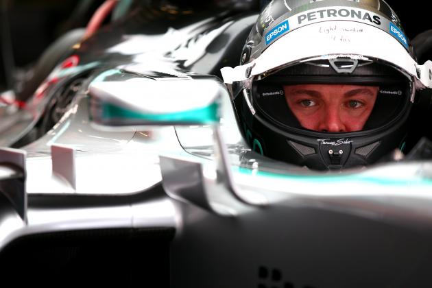 SOCHI, RUSSIA - OCTOBER 08: Nico Rosberg of Germany and Mercedes GP sits in his car in the garage during previews to the Formula One Grand Prix of Russia at Sochi Autodrom on October 8, 2015 in Sochi, Russia. (Photo by Mark Thompson/Getty Images)