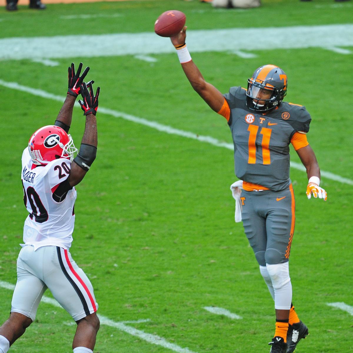Georgia Vs Tennessee Live Score And Highlights Bleacher Report Latest News Videos And Highlights