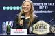 MELBOURNE, AUSTRALIA - SEPTEMBER 16: Ronda Rousey, UFC Women's Bantamweight Champion, reacts during the UFC 193 media event at Etihad Stadium on September 16, 2015 in Melbourne, Australia. (Photo by Michael Dodge/Zuffa LLC/Zuffa LLC via Getty Images)