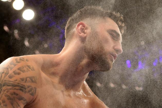 LONDON, ENGLAND - MAY 30:  Nathan Cleverly of Wales looks on ahead of his Light Heavyweight contest against Tomas Man of the Czech Republic at The O2 Arena on May 30, 2015 in London, England.  (Photo by Ben Hoskins/Getty Images)