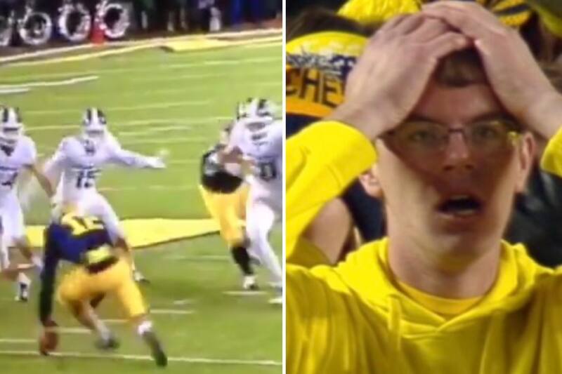 Michigan State Wins On Walk Off Td After Michigan Punter Fumbles On Final Play Bleacher Report Latest News Videos And Highlights