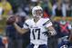 San Diego Chargers quarterback Philip Rivers (17) throws during the first half of an NFL football game against the Green Bay Packers, Sunday, Oct. 18, 2015, in Green Bay, Wis. (AP Photo/Darron Cummings)