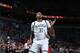 Milwaukee, WI - OCTOBER 17: John Henson #31 of the Milwaukee Bucks boxes out against the Washington Wizards during a preseason game on October 17, 2015 at the BMO Harris Bradley Center in Milwaukee, Wisconsin. NOTE TO USER: User expressly acknowledges and agrees that, by downloading and or using this Photograph, user is consenting to the terms and conditions of the Getty Images License Agreement. Mandatory Copyright Notice: Copyright 2015 NBAE (Photo by Gary Dineen/NBAE via Getty Images)