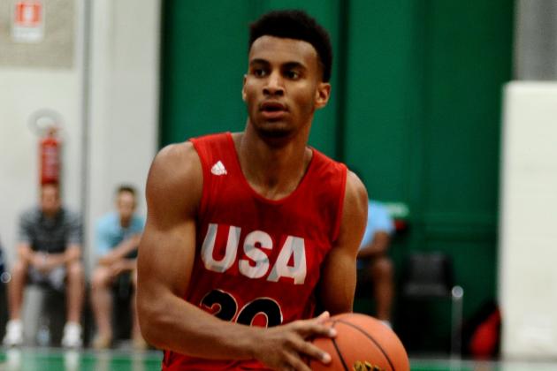 TREVISO, ITALY - JUNE 08:  Braxton Blackwell of team USA in action during adidas Eurocamp at La Ghirada sports center on June 8, 2015 in Treviso, Italy.  (Photo by Roberto Serra/Iguana Press/Getty Images)